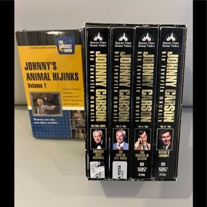 Set a 5VHS Johnny Carson collection  -Like new /never used. Excellent condition